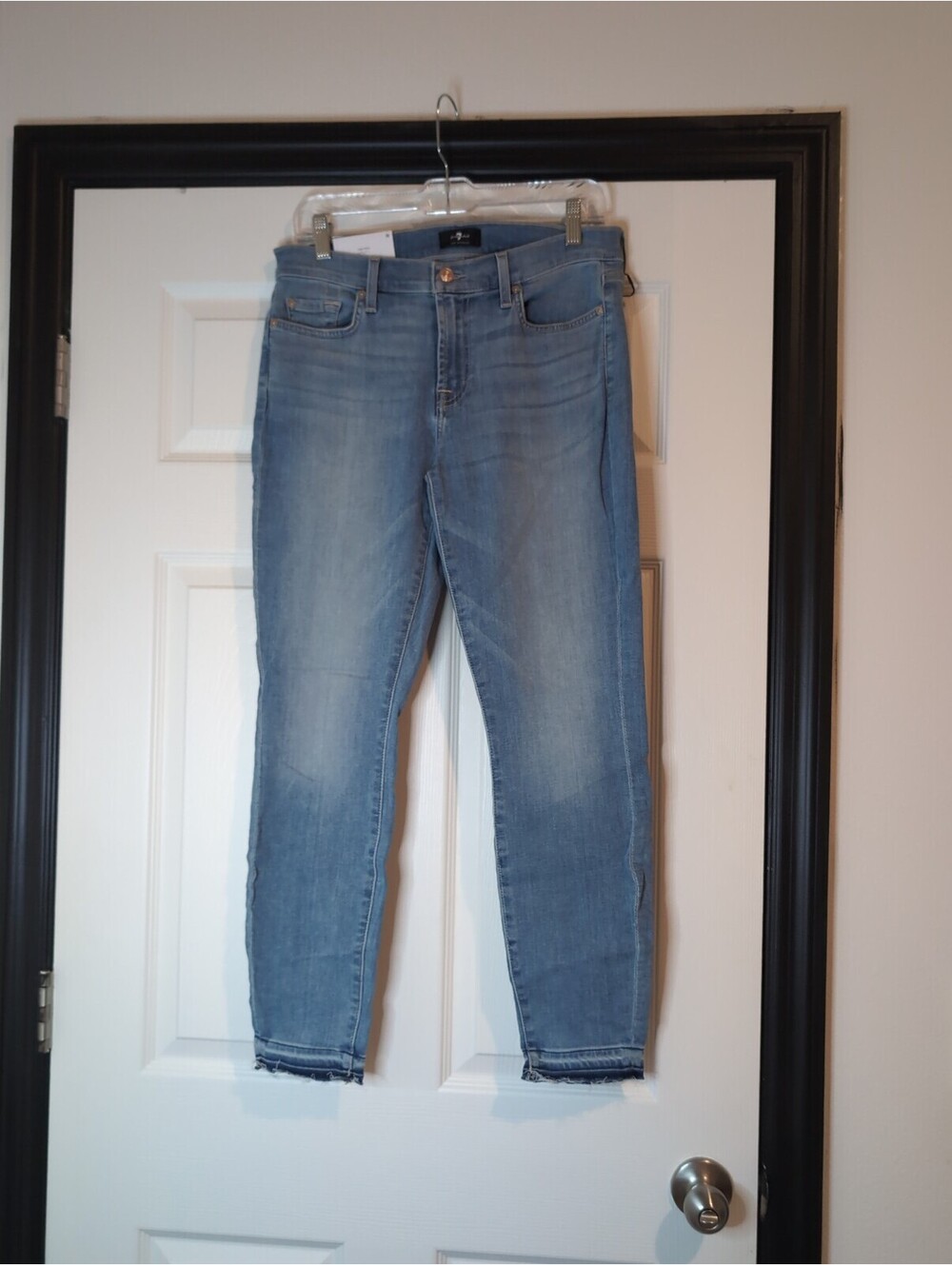Size 30 NWT 7 for all mankind super skinny jeans